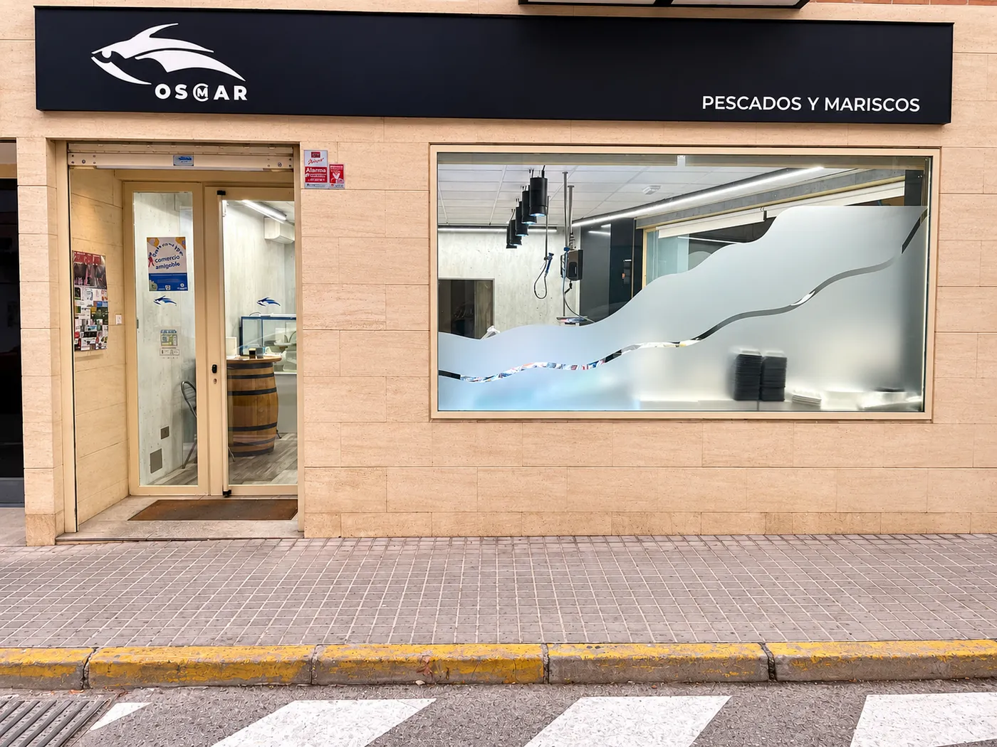 Fachada de Pescados y Mariscos OSMAR